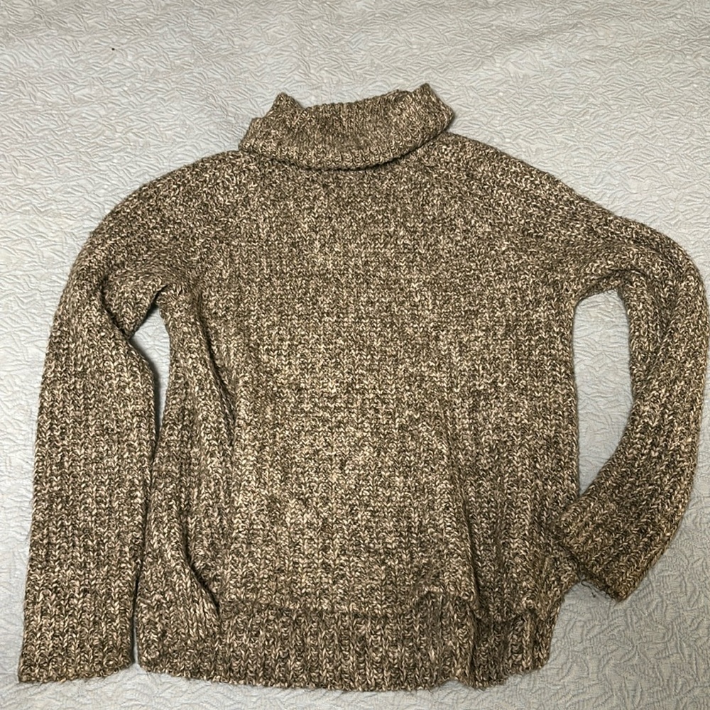Abercrombie and fitch grey turtleneck sweater